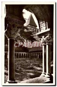 Old Postcard The Tarn et Garonne Moissac abbey an arcade galleries and steepl...