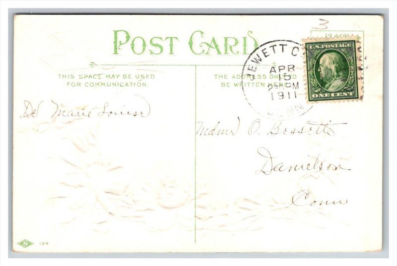 21004    EASTER    farm scene, flowers