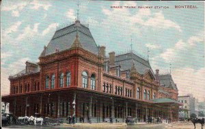 Montreal QC Canada, Grand Trunk Railway Station, Depot 1910's Quebec