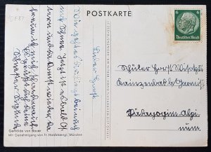 THIRD REICH ORIGINAL PROPAGANDA POSTCARD THE CAPTAIN ADOLF HITLER