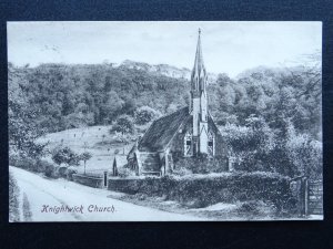 Worcester KNIGHTWICK The Old Church of St Mary c1905 Postcard by E. Baylis & Son