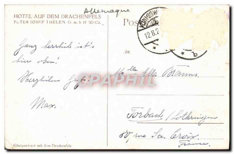 Old Postcard Drachenfels