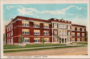 Liberty Memorial High School Lawrence Kentucky Postcard PC265