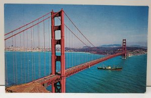 The Golden Gate Bridge Shining Like a Pearl Marino Brothers Postcard A7