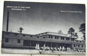 M2250    SPARTANBURG,  S.C.    POSTCARD,  CAMP CROFT