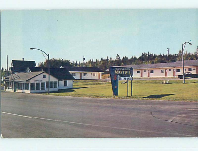 Unused Pre-1980 MOONLIGHT MOTEL & RESTAURANT Dumfries New Brunswick NB o0287-12