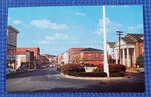 Vintage 1950's Walnut Street View Looking North Milford Delaware DE Postcard