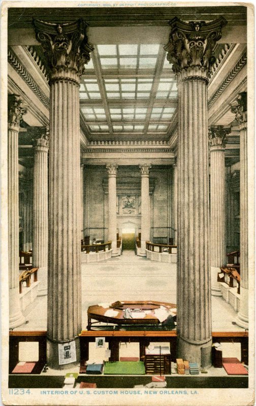 LA - New Orleans. US Custom House, Interior