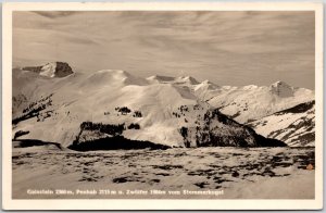 Ski Paradise Saalbach Salzburg Austria RPPC Real Photo Posted Postcard