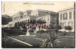 Menton - Casino Municipal - Old Postcard