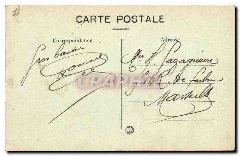 Old Postcard Valencia Square and Statue Championnet