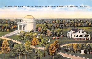 Illinois State Monument and Old Shirley House, National Military Park, Vicksb...