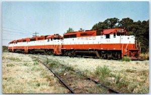 Postcard - St. Louis-San Francisco Railway GP-40-2 No.763 - Irving, TX