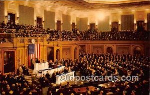 Joint Session US Congress Hall of Representatives Political Unused 