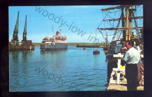 f2262 - British Railway Ferry - Caesarea in Weymouth Harbour - postcard