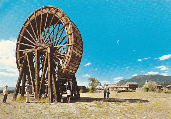 Canada Perry Creek Water Wheel Fort Steele British Columbia