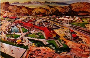 Postcard Overview of Apple Valley Inn in Apple Valley, California