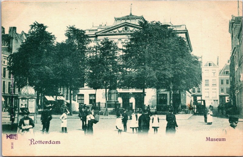 Netherlands Rotterdam Museum Vintage Postcard C266