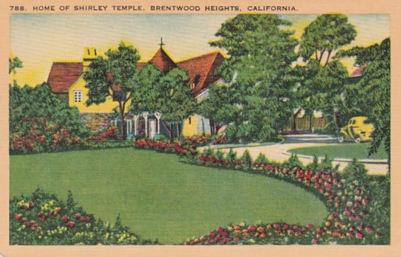 California Brentwood Heights Home Of Shirley Temple