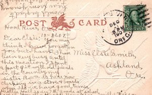 With Best Wishes Bird Hot Air Balloon Embossed