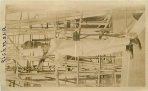 1920s Military Sailor Telescope Navy RPPC Photo Postcard 20-9115