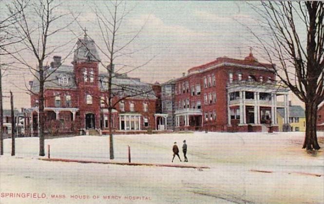 Massachusetts Springfield House Of Mercy Hospital 1909