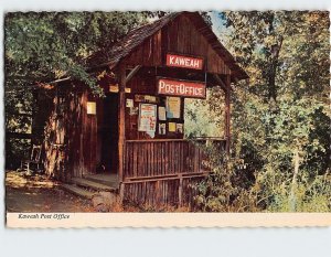 Postcard Kaweah Post Office, Three Rivers, California