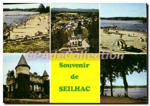 Postcard Modern Seilhac Le Chateau Le Lac De Bournazel