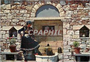 Postcard Modern Greece Costume Regional de Metsovon (Sarakatsana)
