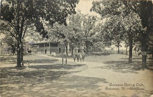 Vintage Postcard Geneseo Outing Club 25205 nr Geneseo IL Henry County