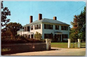 Vtg Concord Massachusetts MA Ralph Waldo Emerson Home Residence Postcard