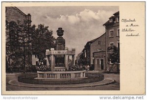 Germany Offenbach Schiller Denkmal 1921