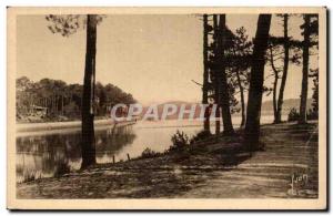 Hossegor - The Lake - near Sea Capbreton - Old Postcard