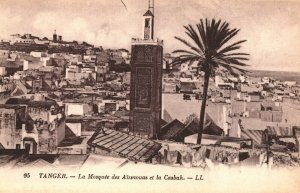 Morocco Tanger La Mosquee des Aïssounas et le Casbah Vintage Postard 03.66