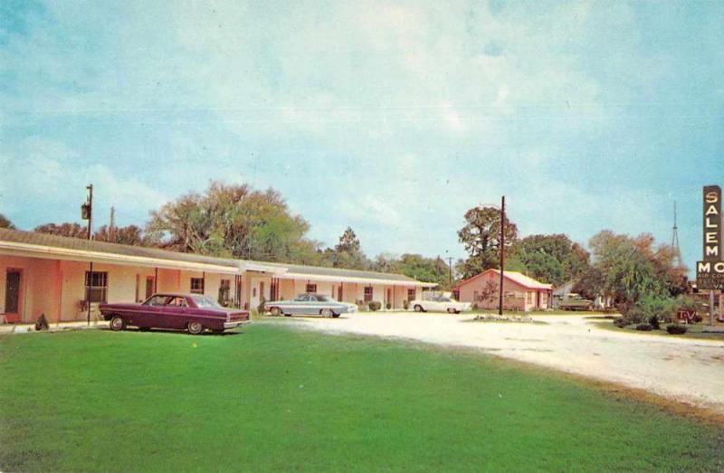 Salem Florida Salem Motel Vintage Postcard JA454568