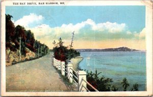 Maine Bar Harbor The Bay Drive 1922