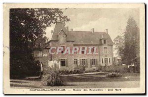 Old Postcard Chatillon En Vendelais Manoir Des Roussières