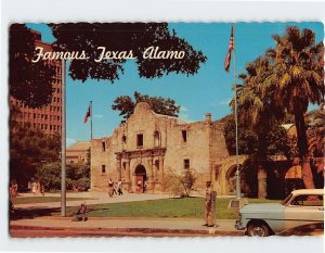 Postcard Famous Texas Alamo, San Antonio, Texas