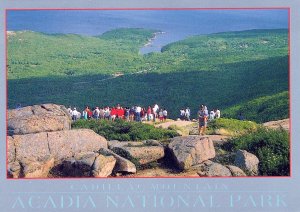 VINTAGE POSTCARD CONTINENTAL SIZE CADILLAC MOUNTAIN ACADIA NATIONAL PARK MAINE