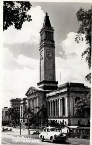 Australia City Hall Brisbane Vintage RPPC 08.79