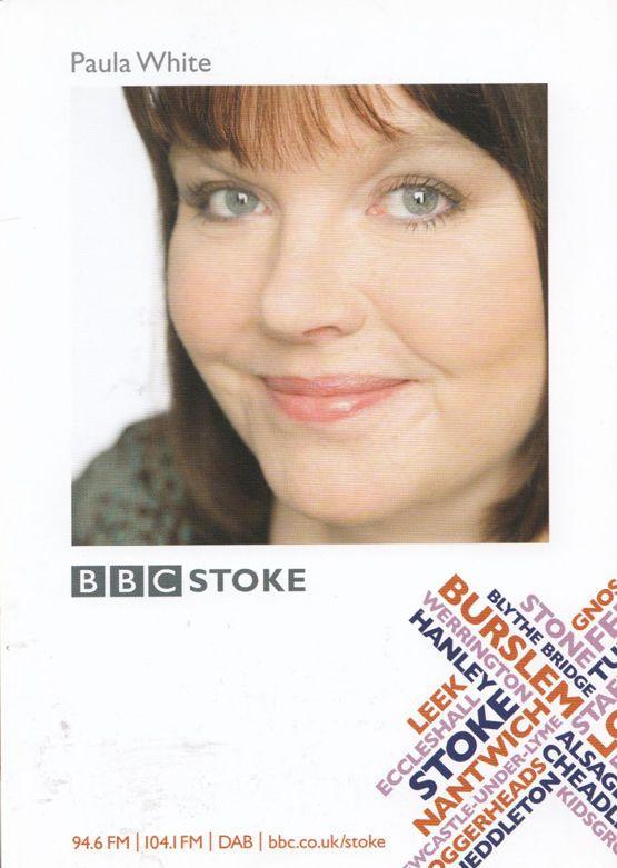 Paula White BBC Radio Stoke Cast Card Photo