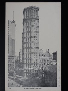 USA: NEW YORK CITY - St. Paul Building c1905 UB