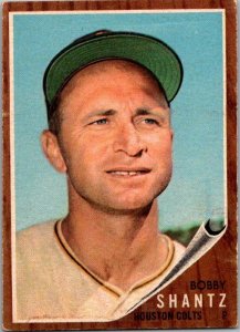 1962 Topps Baseball Card Bobby Shantz Houston Colts sk1863