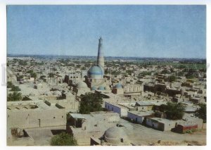 488763 USSR Uzbekistan 1979 KHIVA View of town MINARET Islam-khodja poster Old