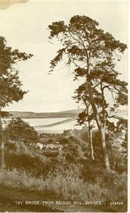 UK - Scotland, Dundee, Tay Bridge from Balgay Hill