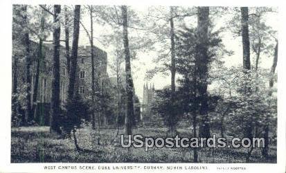 West Campus Scene, Duke University in Durham, North Carolina