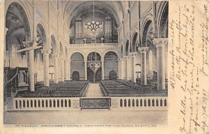 St. Vincent College Interior of the Archabbey Church - Beatty, Pennsylvania PA  