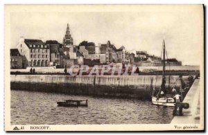 Old Postcard Roscoff General view