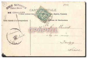 Old Postcard Chalons Sur Marne La Passerelle