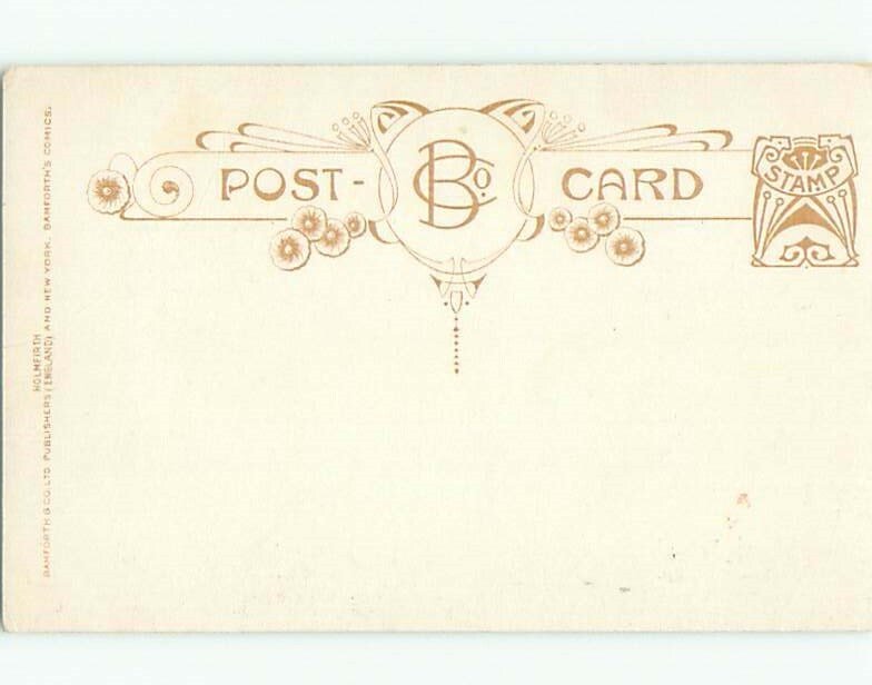 Unused Bamforth comic DRUNK MAN WAKES UP TO MESSY ROOM k8059